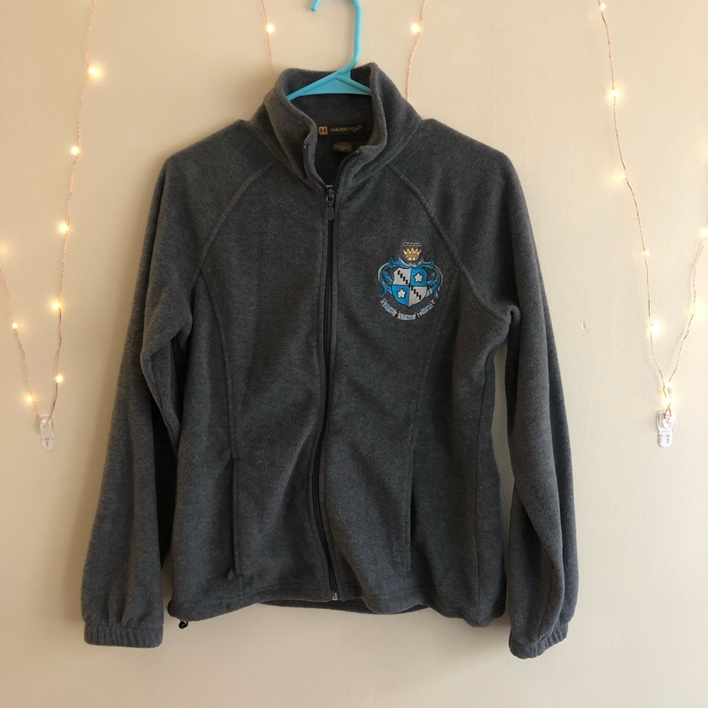 ZTA Zeta Tau Alpha Crest ZIP Up